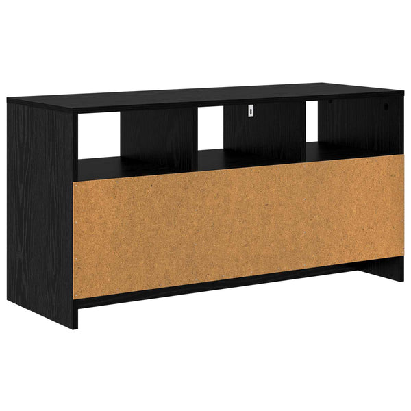 TV-kaappi 102 x 37,5 x 52,5 cm Musta tammi Tekninen puu