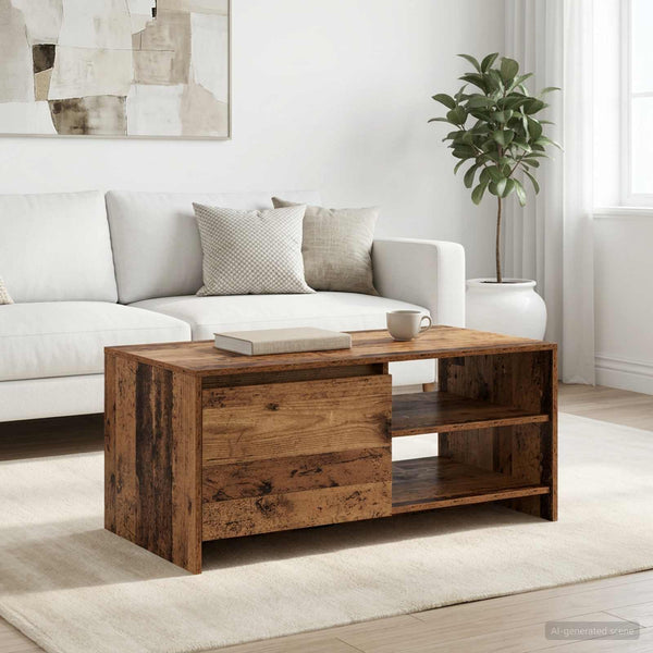 Sohvapöytä Vanha puu 102 x 50 x 45 cm Tekninen puu