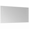 LED kylpyhuonemirror Läpinäkyvä 40 x 20 cm karkaistu lasi