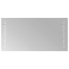 LED kylpyhuonemirror Läpinäkyvä 60 x 30 cm karkaistu lasi