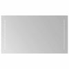 LED kylpyhuonemirror Läpinäkyvä 70 x 40 cm karkaistu lasi