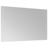 LED kylpyhuonemirror Läpinäkyvä 80 x 50 cm karkaistu lasi