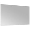 LED kylpyhuonemirror Läpinäkyvä 100 x 60 cm karkaistu lasi