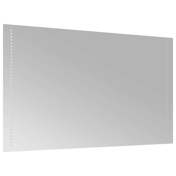 LED kylpyhuonemirror Läpinäkyvä 100 x 60 cm karkaistu lasi