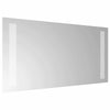 LED kylpyhuonemirror Läpinäkyvä 40 x 20 cm karkaistu lasi