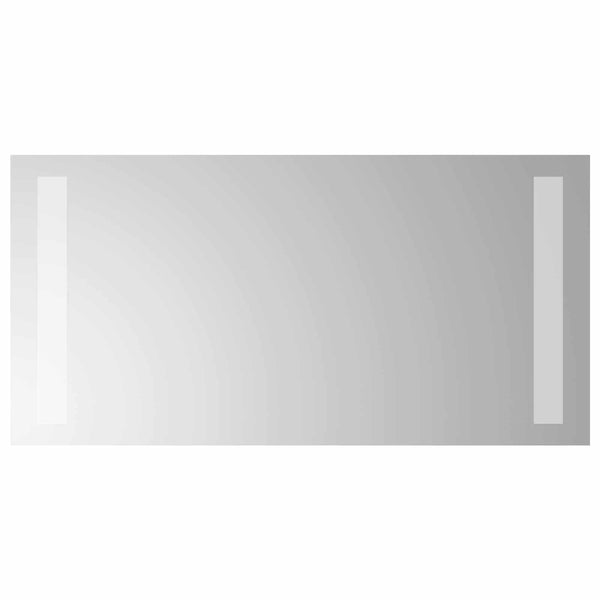 LED kylpyhuonemirror Läpinäkyvä 40 x 20 cm karkaistu lasi
