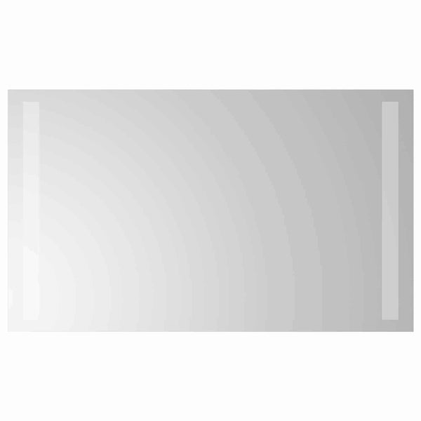 LED kylpyhuonemirror Läpinäkyvä 60 x 30 cm karkaistu lasi