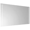 LED kylpyhuonemirror Läpinäkyvä 70 x 40 cm karkaistu lasi