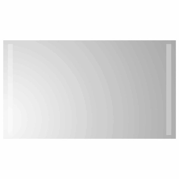 LED kylpyhuonemirror Läpinäkyvä 70 x 40 cm karkaistu lasi