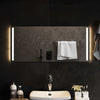 LED kylpyhuonemirror Läpinäkyvä 90 x 40 cm karkaistu lasi
