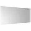 LED kylpyhuonemirror Läpinäkyvä 90 x 40 cm karkaistu lasi