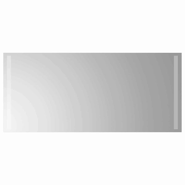LED kylpyhuonemirror Läpinäkyvä 90 x 40 cm karkaistu lasi