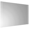 LED kylpyhuonemirror Läpinäkyvä 90 x 60 cm karkaistu lasi
