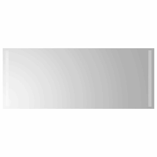 LED kylpyhuonemirror Läpinäkyvä 100 x 40 cm karkaistu lasi