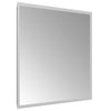LED kylpyhuonemirror Läpinäkyvä 50 x 50 cm karkaistu lasi