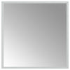 LED kylpyhuonemirror Läpinäkyvä 50 x 50 cm karkaistu lasi
