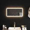 LED kylpyhuonemirror Läpinäkyvä 60 x 30 cm karkaistu lasi