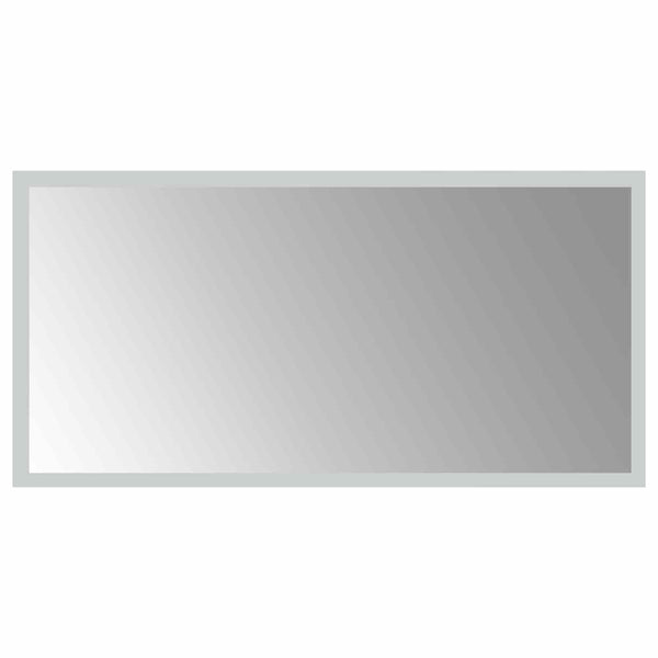 LED kylpyhuonemirror Läpinäkyvä 60 x 30 cm karkaistu lasi