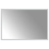 LED kylpyhuonemirror Läpinäkyvä 60 x 40 cm karkaistu lasi