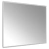 LED kylpyhuonemirror Läpinäkyvä 80 x 60 cm karkaistu lasi