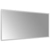 LED kylpyhuonemirror Läpinäkyvä 90 x 40 cm karkaistu lasi