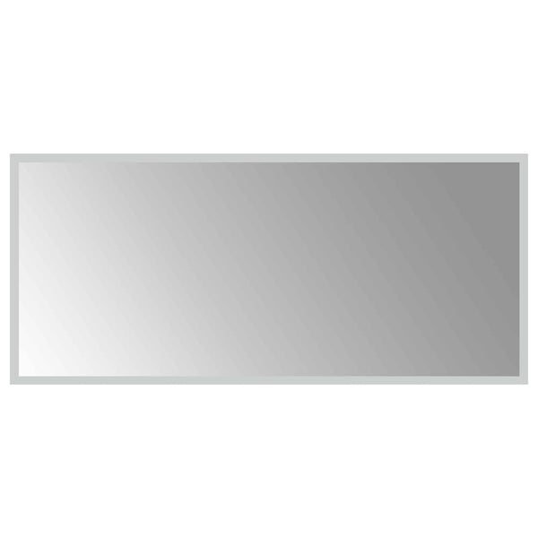LED kylpyhuonemirror Läpinäkyvä 90 x 40 cm karkaistu lasi