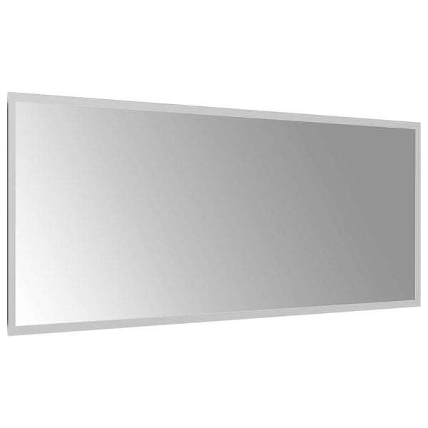 LED kylpyhuonemirror Läpinäkyvä 100 x 40 cm karkaistu lasi