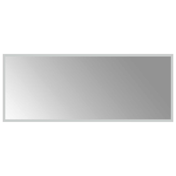 LED kylpyhuonemirror Läpinäkyvä 100 x 40 cm karkaistu lasi