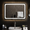 LED kylpyhuonemirror Läpinäkyvä 80 x 60 cm karkaistu lasi