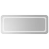 LED kylpyhuonemirror Läpinäkyvä 100 x 40 cm karkaistu lasi
