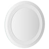 LED kylpyhuonemirror peilillä Läpinäkyvä Ø 30 cm karkaistu lasi