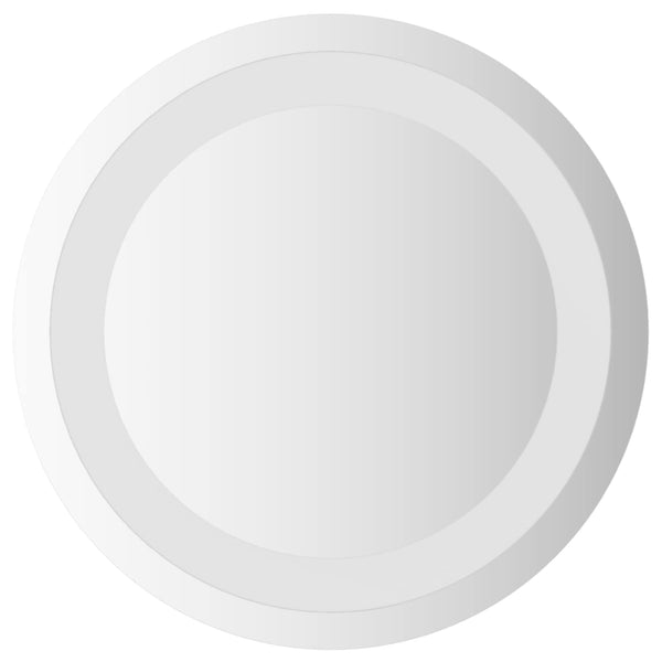 LED kylpyhuonemirror peilillä Läpinäkyvä Ø 30 cm karkaistu lasi