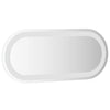 LED kylpyhuonemirror Läpinäkyvä 60 x 25 cm karkaistu lasi