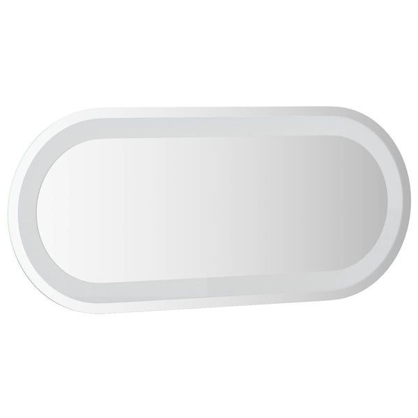 LED kylpyhuonemirror Läpinäkyvä 70 x 30 cm karkaistu lasi