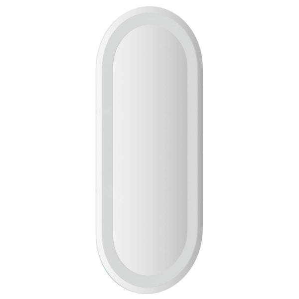 LED kylpyhuonemirror Läpinäkyvä 70 x 30 cm karkaistu lasi