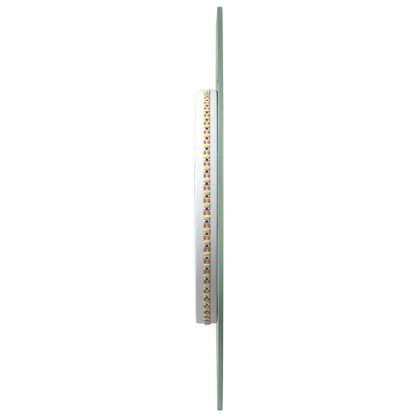 LED kylpyhuonemirror Läpinäkyvä 70 x 30 cm karkaistu lasi