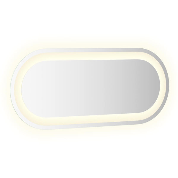 LED kylpyhuonemirror Läpinäkyvä 70 x 30 cm karkaistu lasi