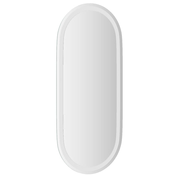 LED kylpyhuonemirror Läpinäkyvä 80 x 35 cm karkaistu lasi