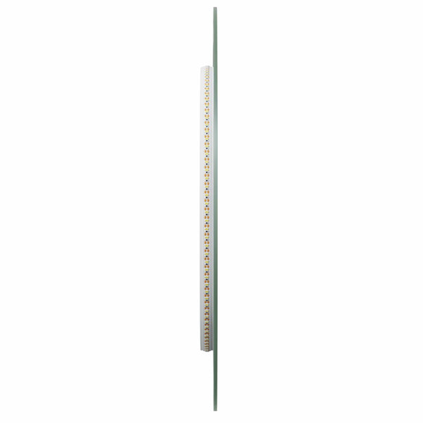 LED kylpyhuonemirror Läpinäkyvä 100 x 45 cm karkaistu lasi