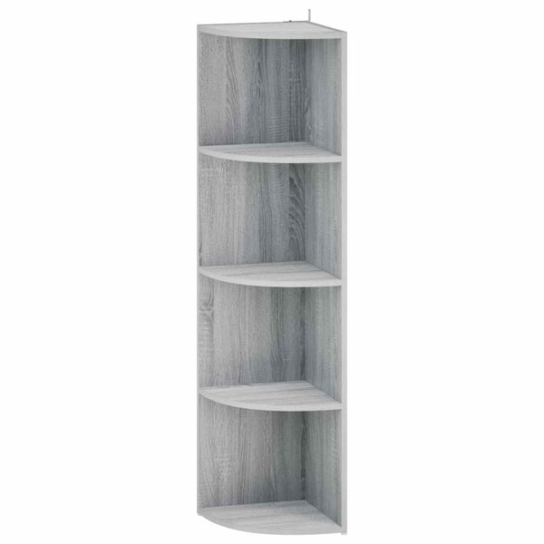 Kulmahylly 4 tasoa 31,5 x 31 x 130 cm Tekninen puu