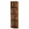 Kulmahylly 4 tasoa 31,5 x 31 x 130 cm Tekninen puu Vanha puu