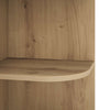 Kulmahylly 4 tasoa 31,5 x 31 x 130 cm Tekninen puu