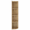 Kulmahylly 4 tasoa 31,5 x 31 x 130 cm Tekninen puu