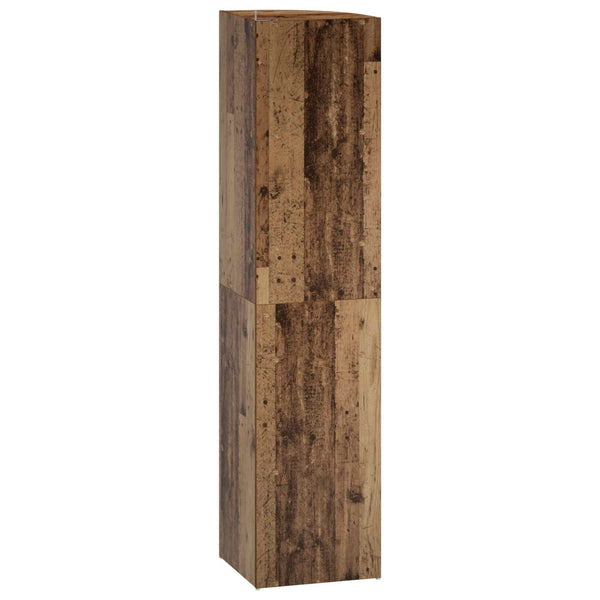 Kulmahylly 5 tasoa 41,5 x 41,5 x 178 cm Tekninen puu Vanha puu