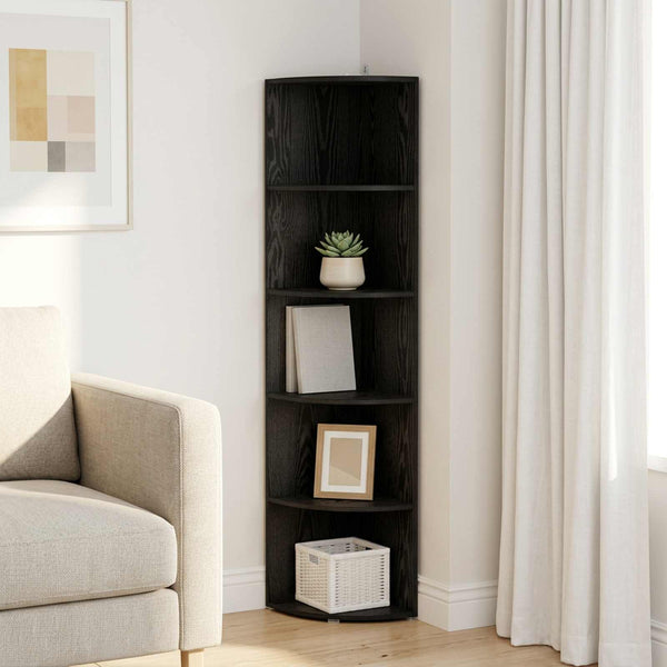 Kulmahylly 4 tasoa 41,5 x 41,5 x 143 cm Tekninen puu
