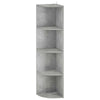 Kulmahylly 4 tasoa 41,5 x 41,5 x 143 cm Tekninen puu
