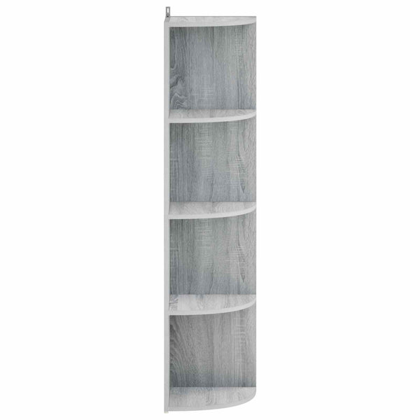 Kulmahylly 4 tasoa 41,5 x 41,5 x 143 cm Tekninen puu