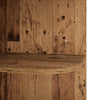 Kulmahylly 4 tasoa 41,5 x 41,5 x 143 cm Tekninen puu Vanha puu