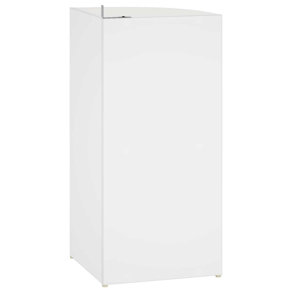 Kulmahylly 2 tasoa 41,5 x 41,5 x 72 cm Tekninen puu valkoinen
