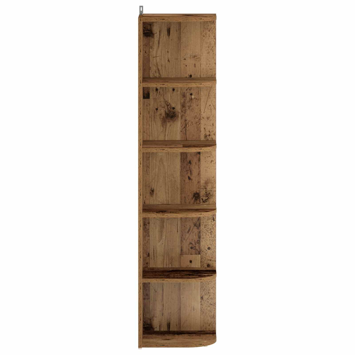 Kulmahylly 5 tasoa 25 x 31 x 131 cm Tekninen puu Vanha puu